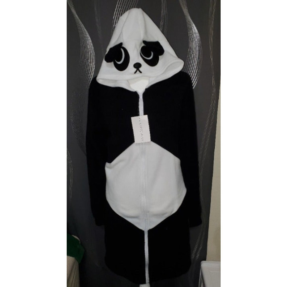 NWT Silver Lilly Panda Onesie Dress - Small (size runs small) - Picture 2 of 6